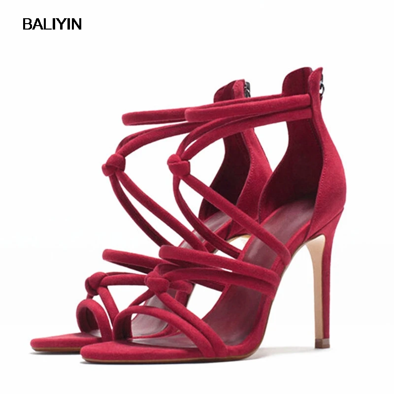 Сандалии женские летние сандалии гладиаторы женская обувь пикантные черные