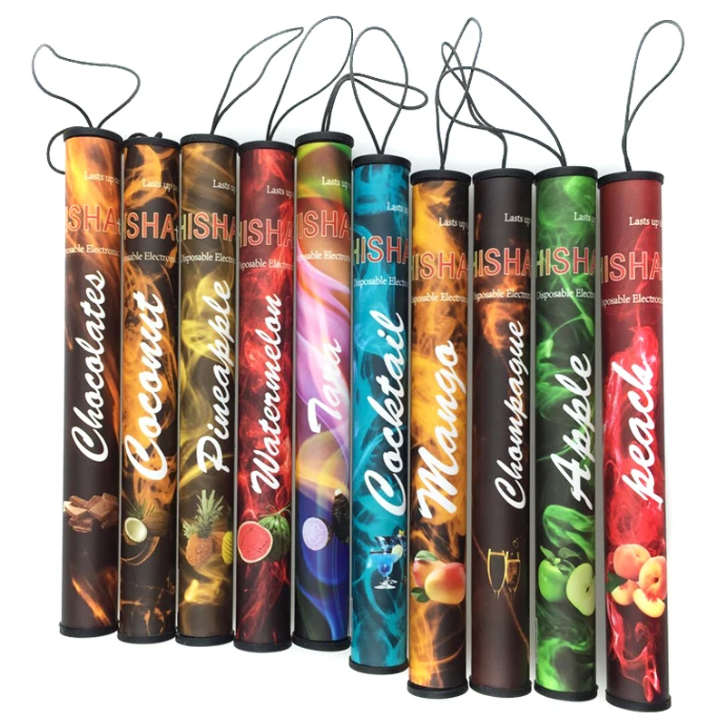50 шт./лот E shisha одноразовая электронная сигарета портативная много вкуса 500 ~ 600