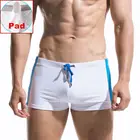 Мужские плавки пуш-ап, сексуальные плавки-накладка на пенис, трусы-боксеры для геев, купальный костюм, пляжная одежда