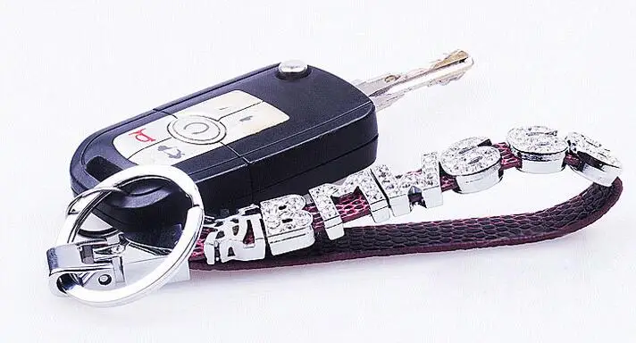 26 шт. 8 мм прозрачные стразы серебряные буквы A Z скользящие бусины DIY браслеты