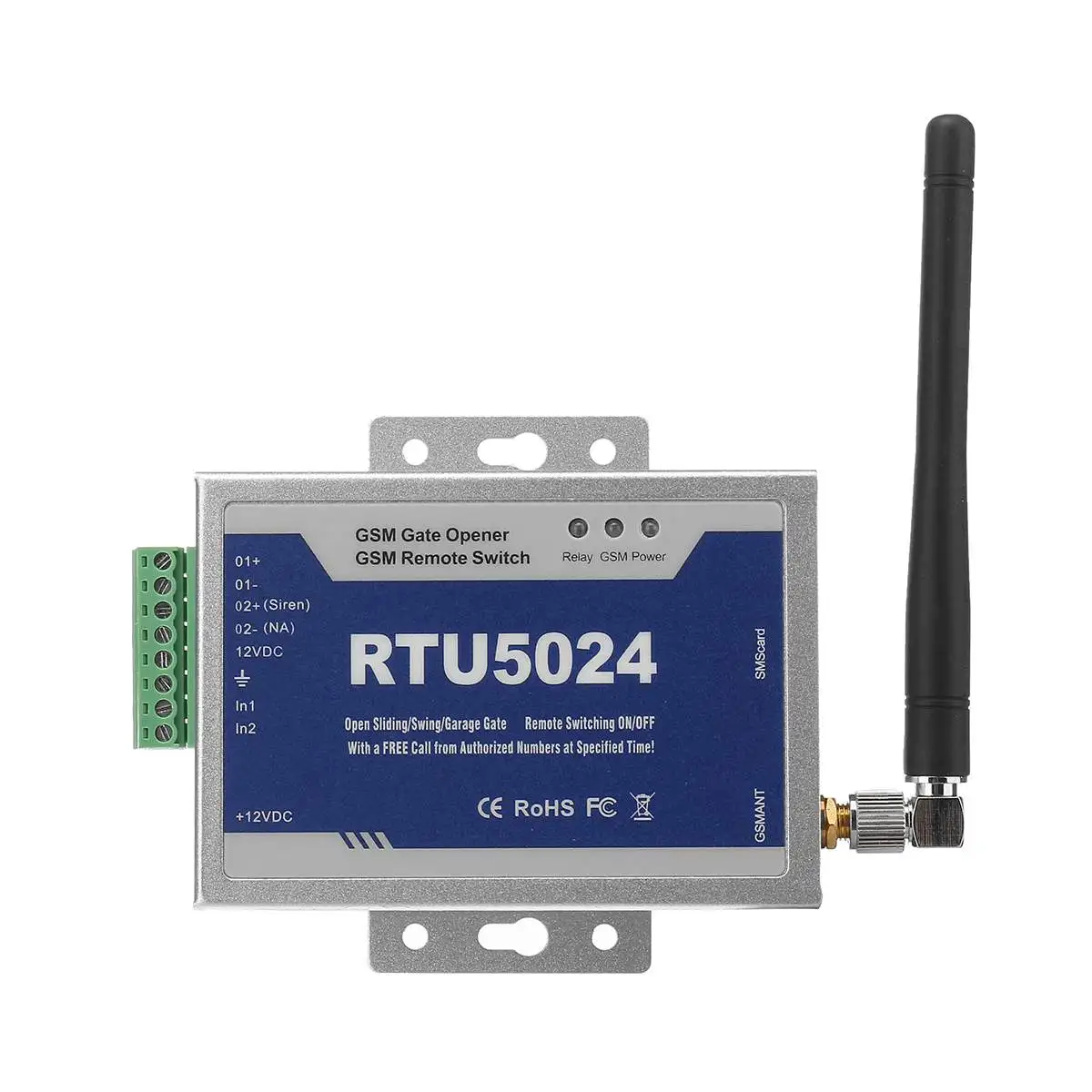 Обновление RTU5024 GSM Открыватель ворот реле дистанционного управления доступом телефон встряхивание беспроводной Открыватель двери по бесплатному звонку Поддержка приложения