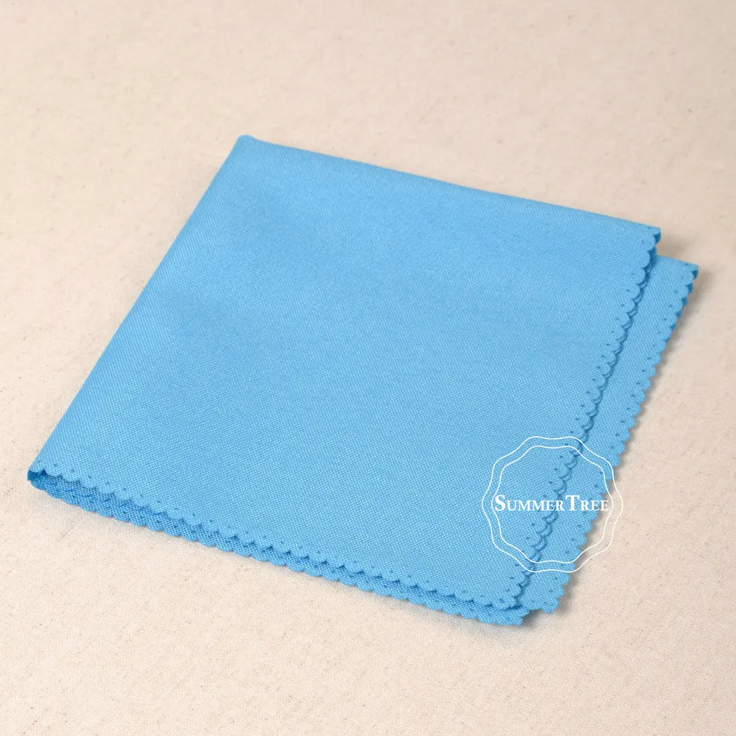 Turquoise Льняная салфетка, полиэстер, Закусочная, 12x12 дюймов, квадратный тканевый носовой платок, носовой платок, для свадебной вечеринки, для дома, отеля, банкета, украшения - Цвет: Turquoise