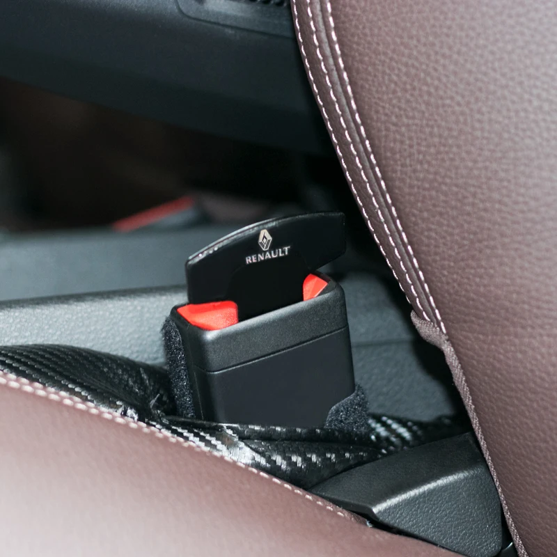 1 PCS Safety Belt Buckles Real Carbon Fiber Trucks Car Seat Safty Alarm Canceler Stopper | Автомобили и мотоциклы