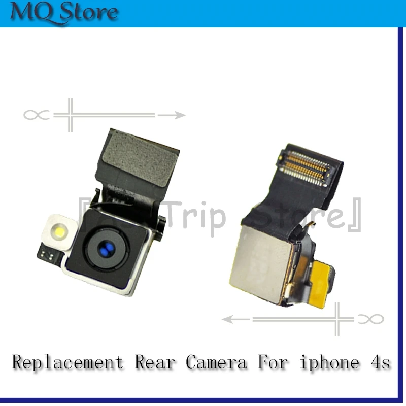 100% новая задняя основная камера гибкий модуль для iPhone 4 4S 5 5S 5C 6S 6 Plus Высокое