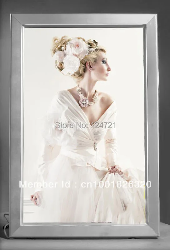

Poster Wall Mount Display Frame ,Aluminum Backlight Led Photo Lightbox