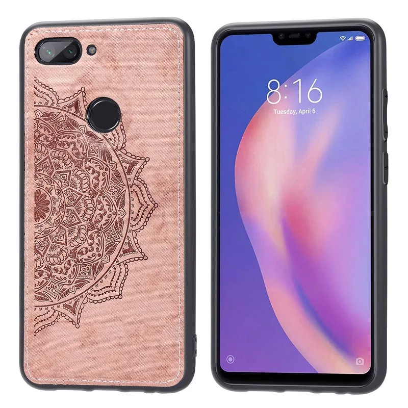 Магнитный автомобильный чехол-держатель для Xiaomi Mi 8 Lite чехол Mi8 мандала задняя