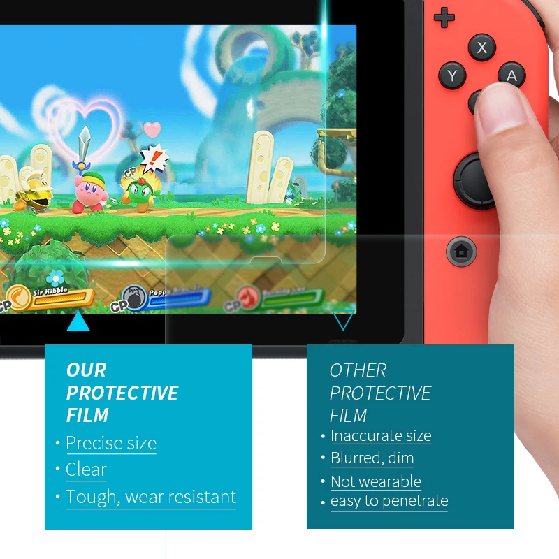 Защита экрана от царапин для nintendo Switch NS Защита ЖК-экрана для nintendo Switch