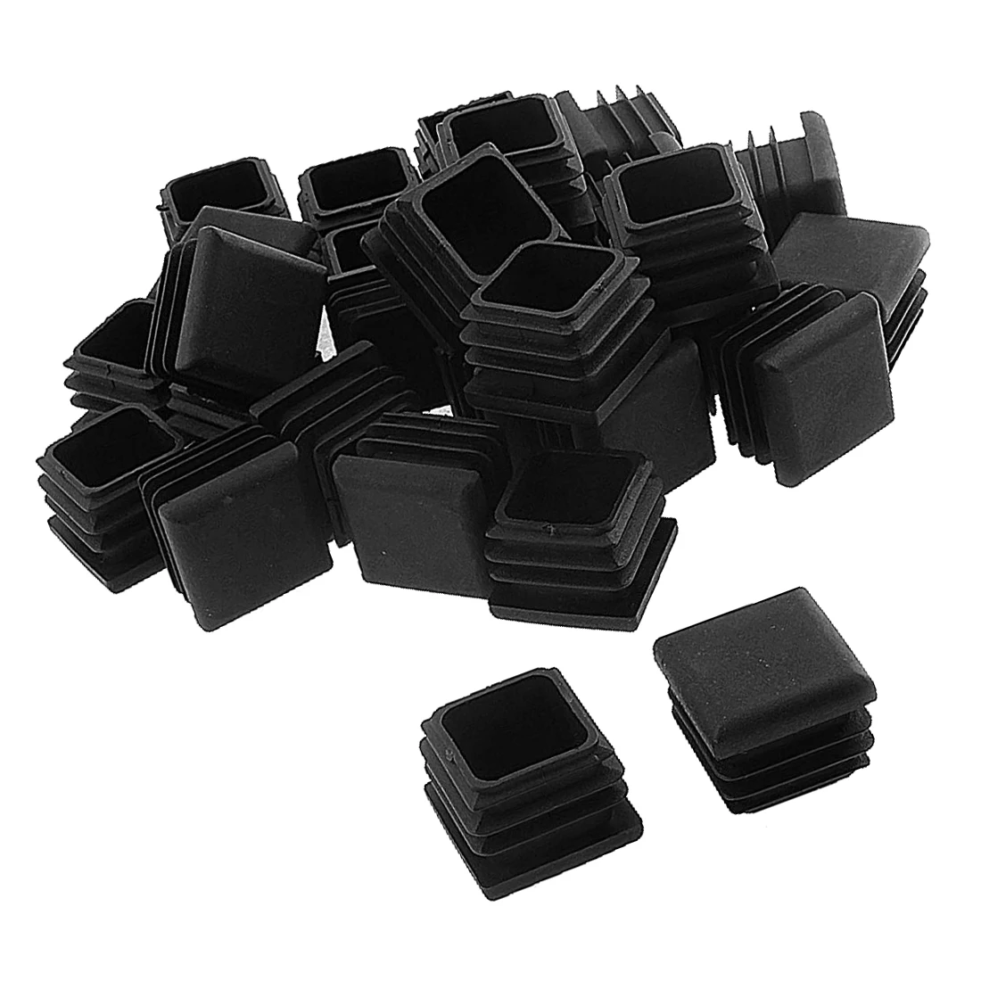 Квадратный стол стул ножка труба вставка крышка 25 мм x 30 шт. черный | Мебель