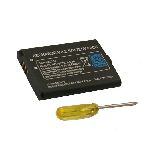 Литий ионный аккумулятор 2000 мАч 3 7 В + набор инструментов для Nintendo 3DS|battery kit|batteries