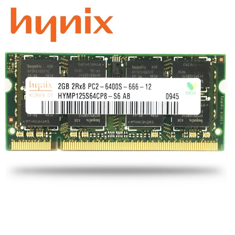 Чипсет Hynix NB 1 Гб 2 ГБ 4 PC3 DDR2 667 МГц 800 5300s 6400s лэптоп ноутбук Память ОЗУ 1g 2g 4g