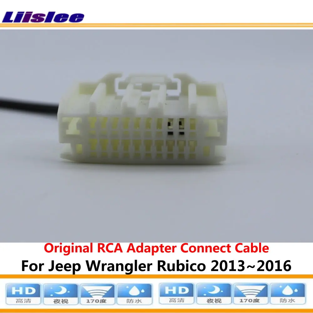 

Car Reverse Rear View Camera For Jeep Wrangler/Rubico 2013-2017 Auto CAM Compatible Original Screen RCA Adapter