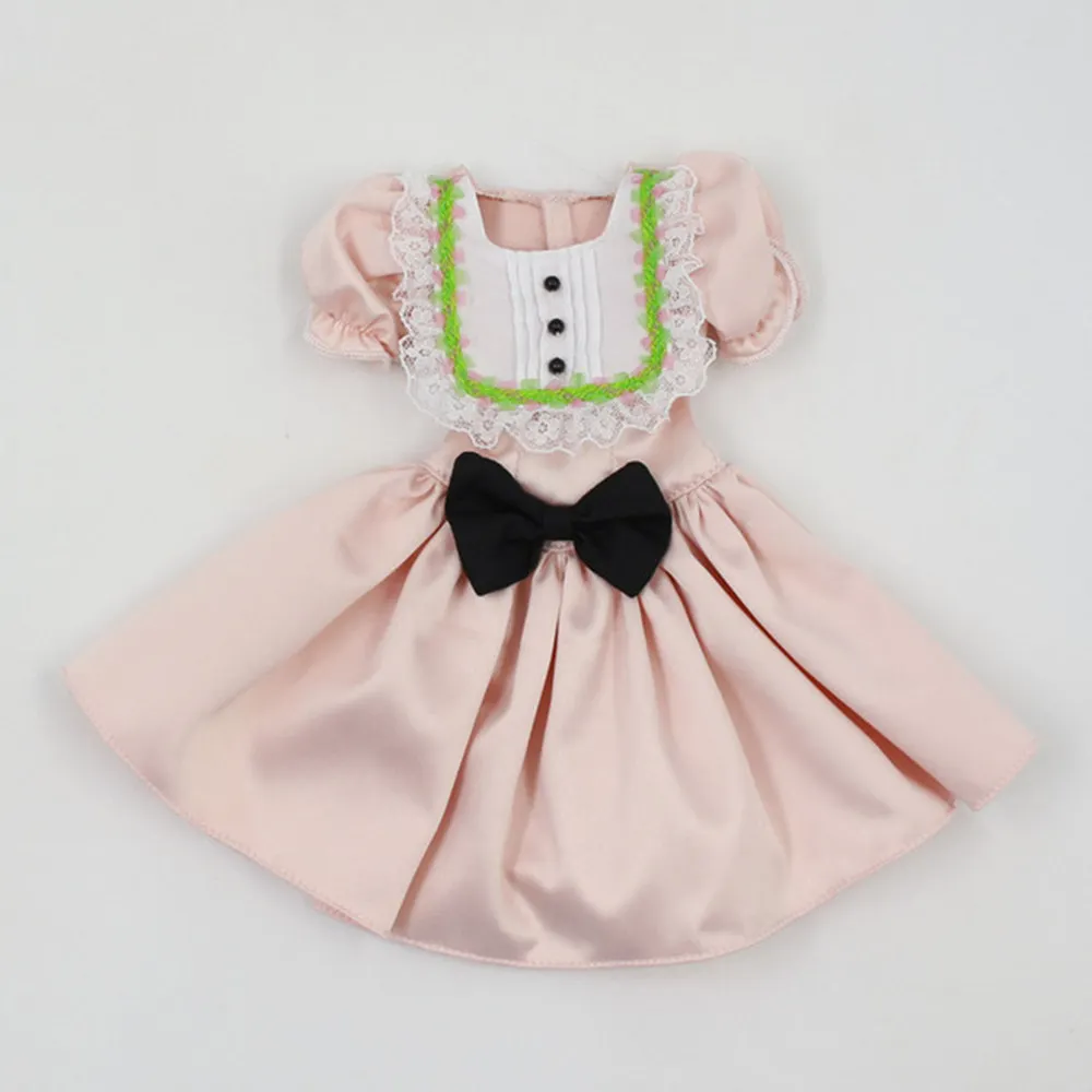 Фея мечты только для куклы 1/4 bjd 45 см розовый черный бант горничная Леди кружевной