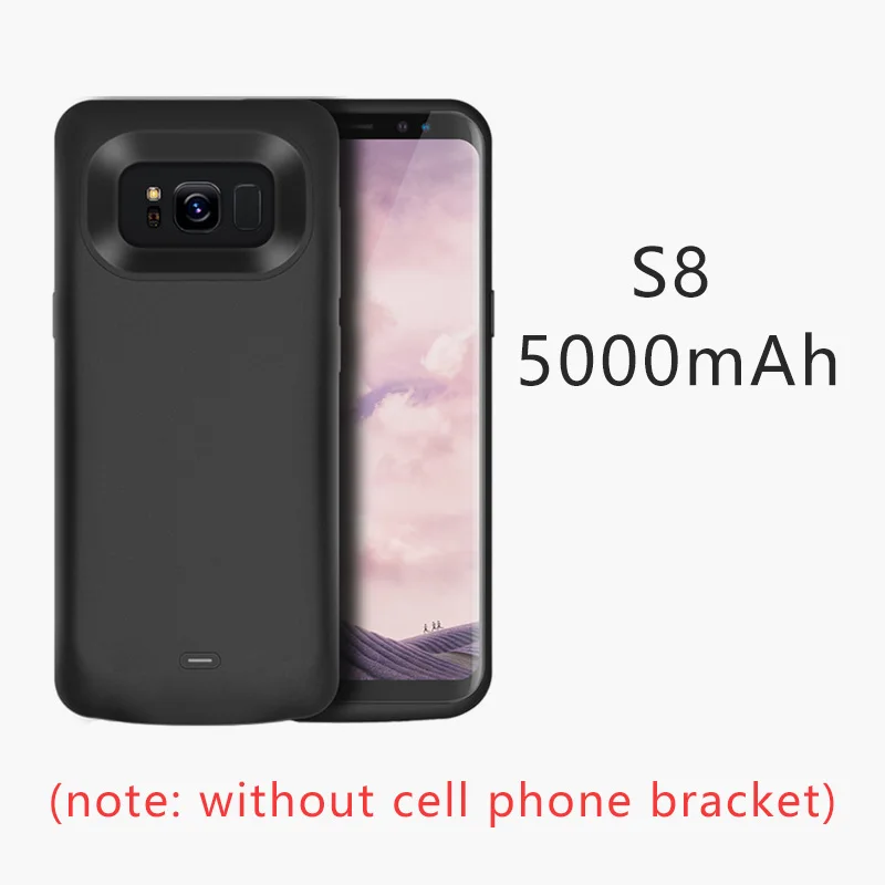 5000 6500 мАч чехол для аккумулятора, чехол для samsung S8 Plus S9 S9 Plus, чехол для зарядки аккумулятора - Цвет: Black S8 (limit)
