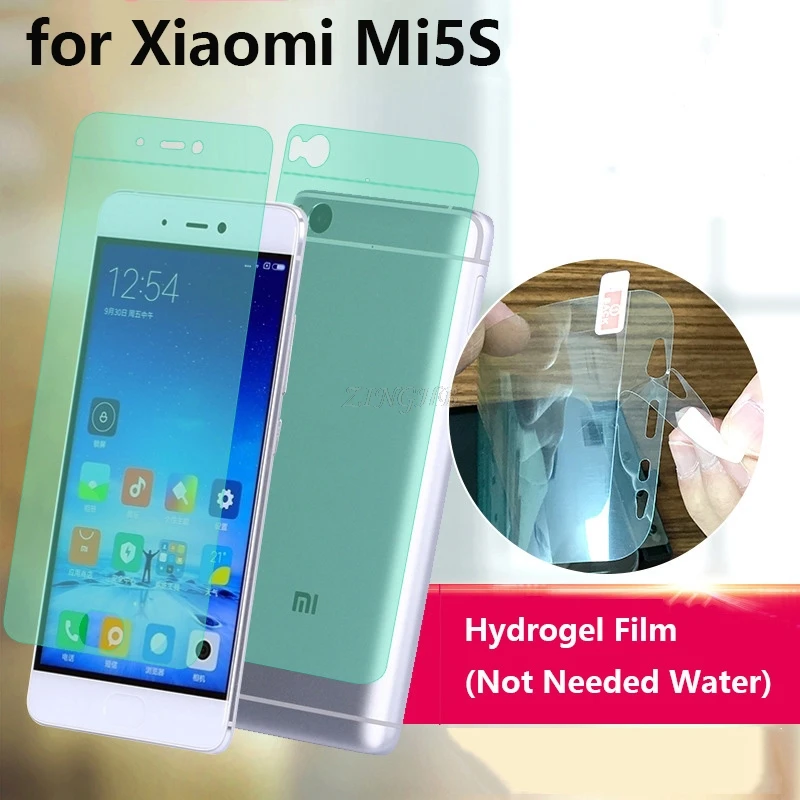 2 шт./лот защита для экрана с защитой от царапин на передней и задней панели Xiaomi Mi5S