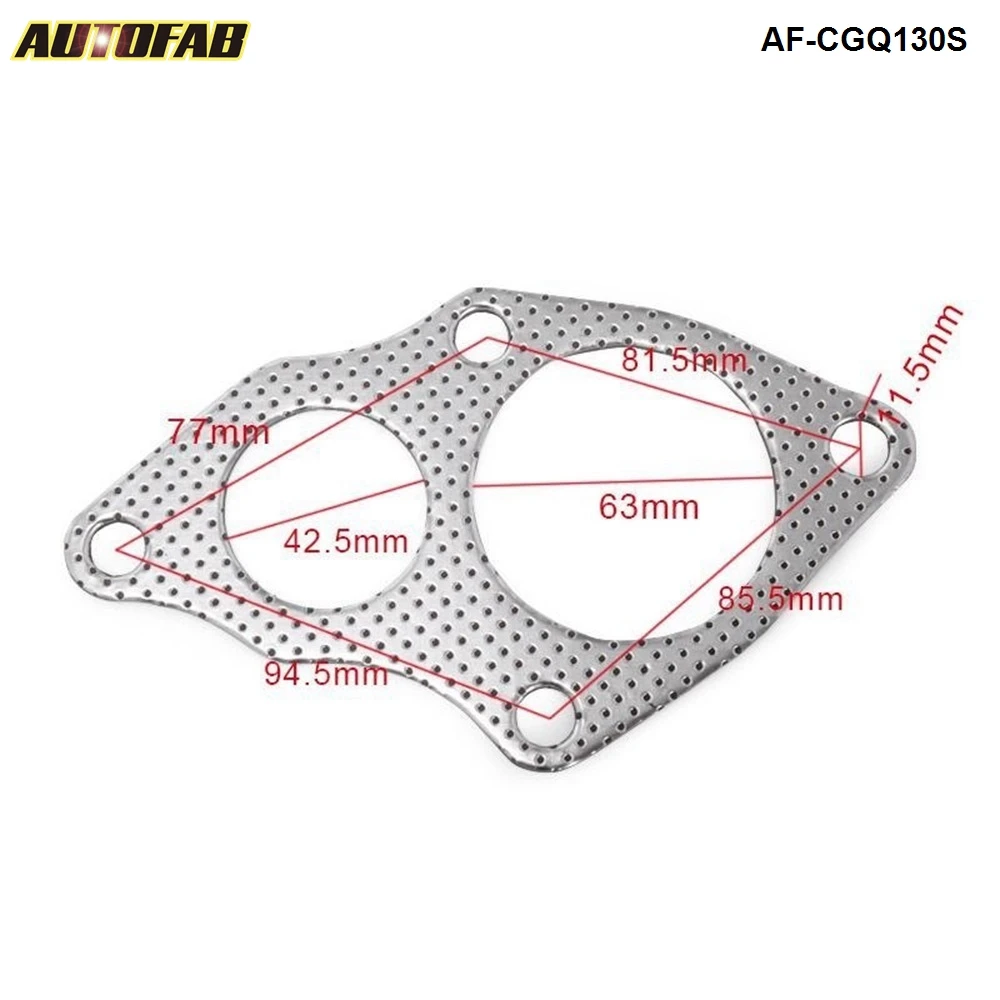 10 шт./лот алюминиевая прокладка турбокомпрессора для Mitsubishi EVO 1 3 / 4G63 AF CGQ130S|performance