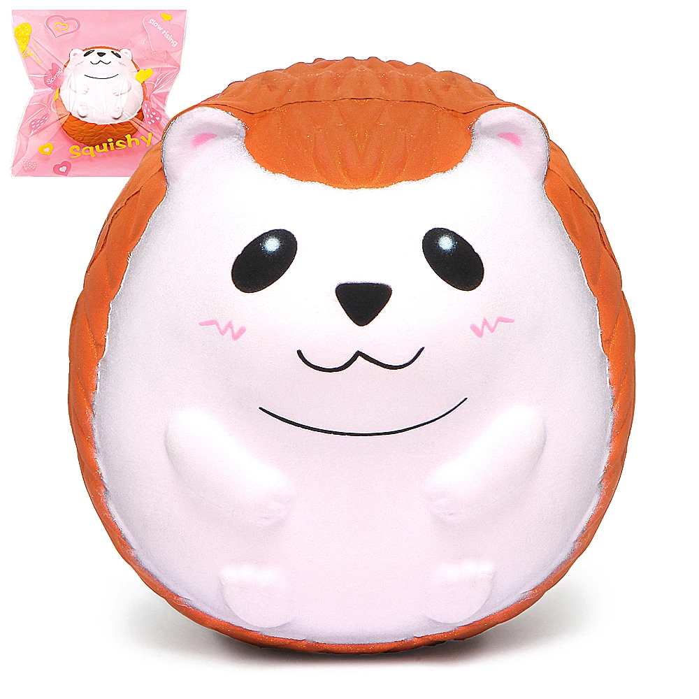 Jumbo Ежик мягкими милые животные Squishies крем ароматизированный медленный
