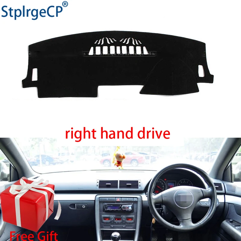 Крышка приборной панели автомобиля коврик для AUDI A4 2003 2004 2005 2006-2008 правый руль Dashmat