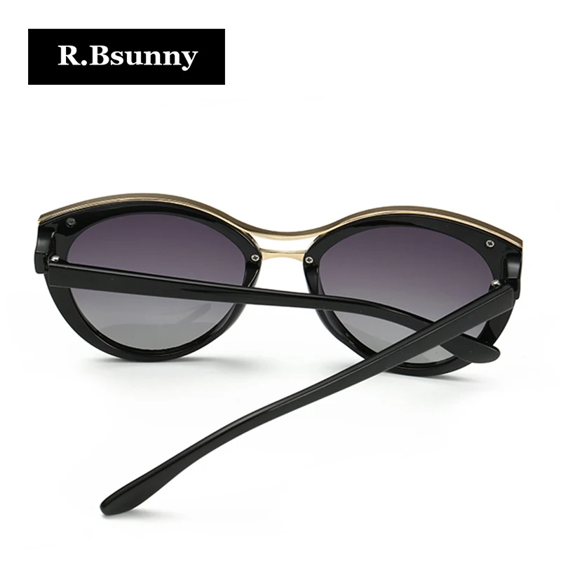R. Bsunny 2018 новые модные брендовые женские солнцезащитные очки кошачий глаз белая
