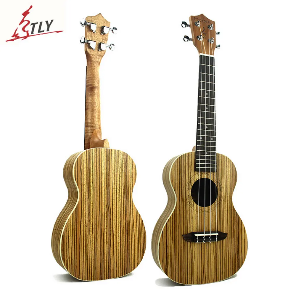 

Mcool 23 inch Concert Ukelele Hawaii Mini Guitar Uke Brazil Zebrawood Ukulele Rosewood Fingerboard 4 Strings Musical Instruments