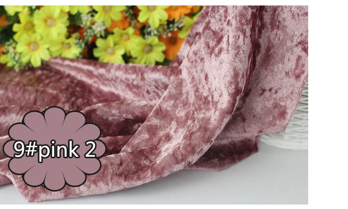 9 pink 2 Тканевый плюш для шитья ручной работы, сделай сам, сделай сам, для дивана, стола, подушки для обуви, сумки для одежды, вечерние, для свадьбы, дня рождения, декор Wh - Цвет: 9 pink 2