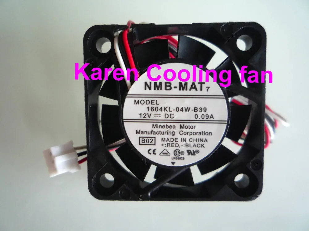 Бесплатная доставка новый оригинальный NMB 1604KL-04W-B39 4010 12 В А 4 см 40*40*10 мм 3-линейный