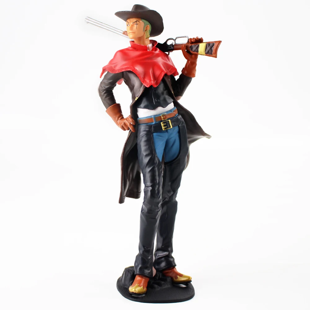 22 см аниме One Piece Luffy's соломенная шляпа Пираты Roronoa Зоро ковбой с пистолетом