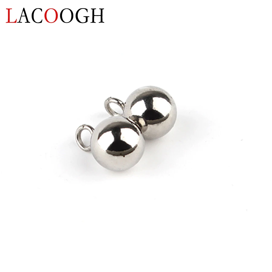 

Wholesale Silver Color 10pcs/lot 4/6/8mm Stainless Steel Ball Earrings Findings Accessories for DIY Making Drop Earrings