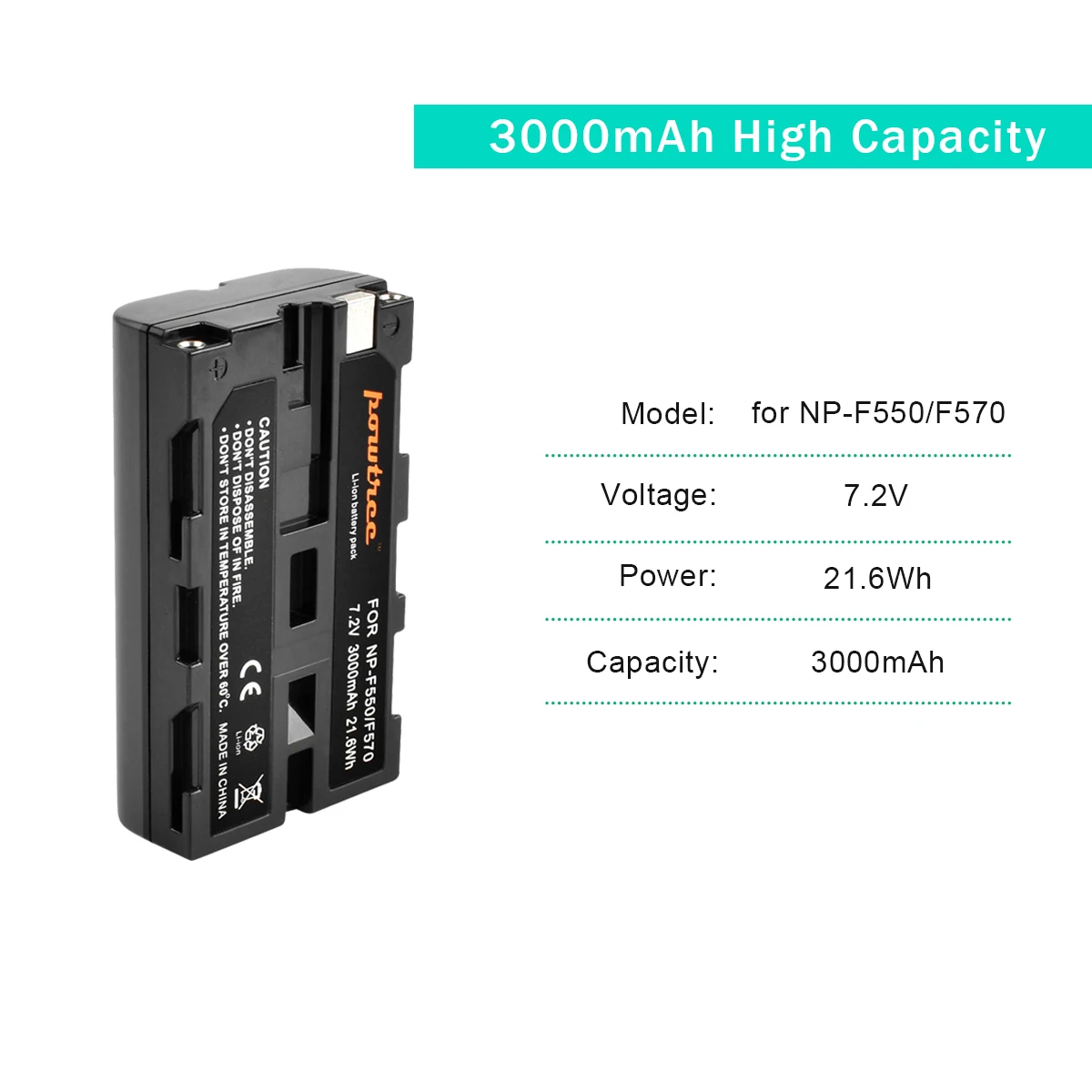 Powtree для Sony NP F550 NPF550 батарея + LCD двойное зарядное устройство F330 F530 F570 F730 Hi 8