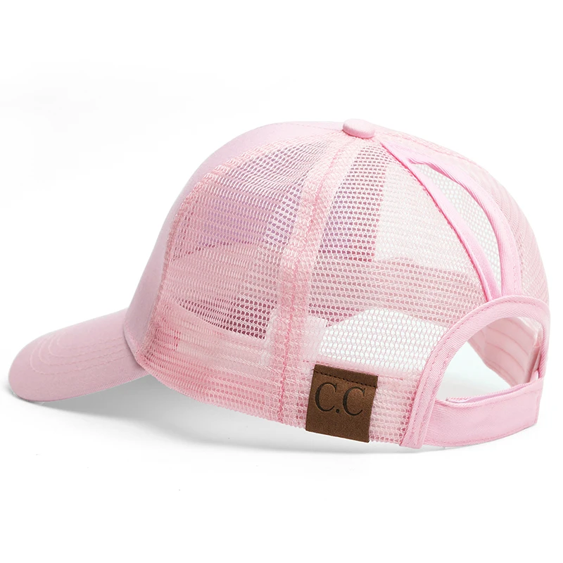 Блестящий конский хвост бейсболка женская грязная булочка Snapback шляпы для