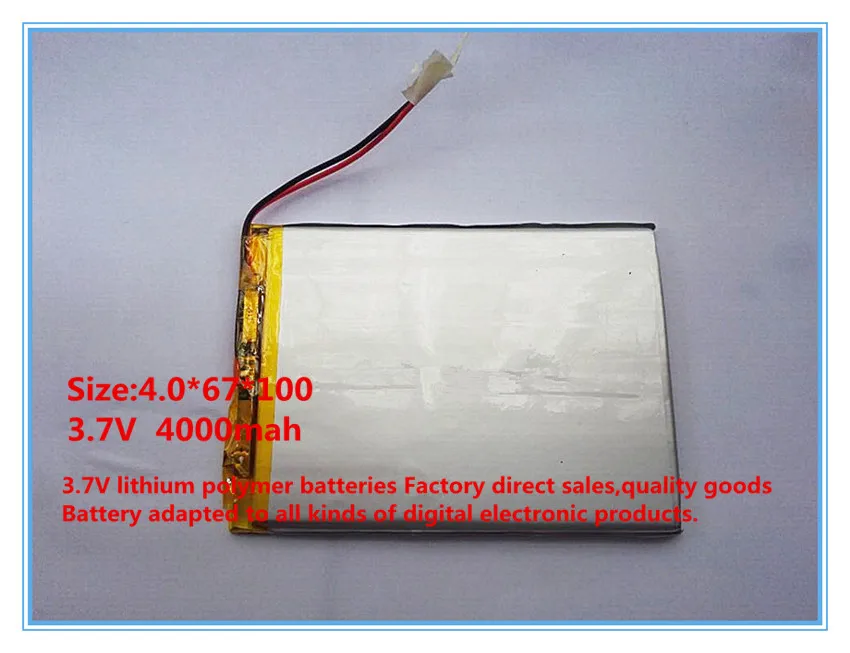 Литровая энергетическая батарея yVX610W3.7V 4067100 4000 мАч емкость аккумулятора чем