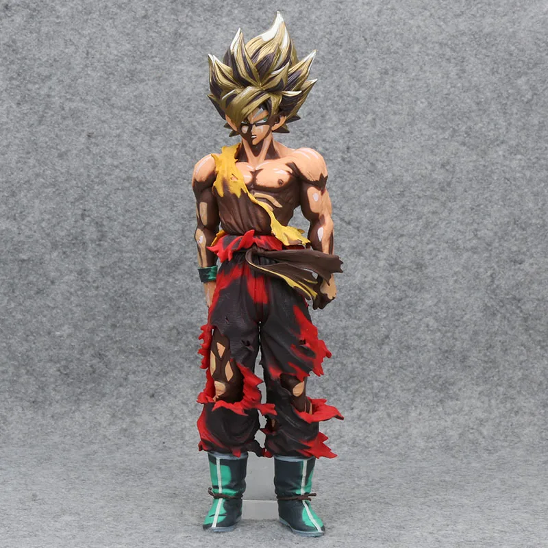 cartoon red bag MSP Dragon Ball Z Master Stars Piece Son Goku Manga Dimension gohan Super Saiyan Vegeta PVC dragonball Action Figures model toy - Цвет: cartoon red bag
