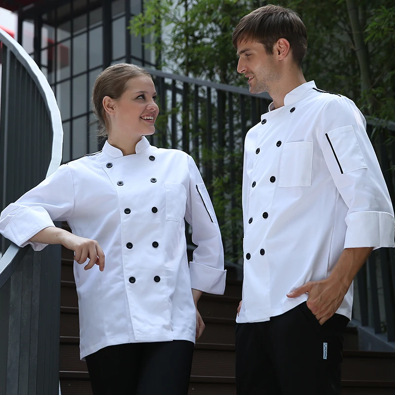 Вестерн французский Исполнительный шеф-повара пальто черный лучшее качество