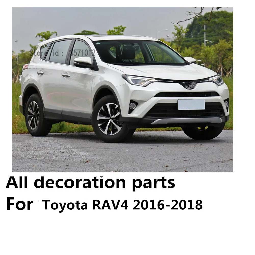 Верхнее качество для Toyota RAV4 2016 2017 2018 внутренняя отделка заднего бампера накладка