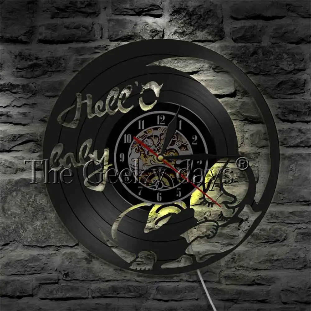 Детские настенные часы Hello для сна детские со сном в лунном свете стена детской