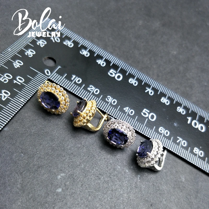 Bolaijewelry, классический стиль, серьги с Природный варяжский камень, ювелирные украшения для женщин, вечерние, повседневная одежда, милый подарок к Рождеству