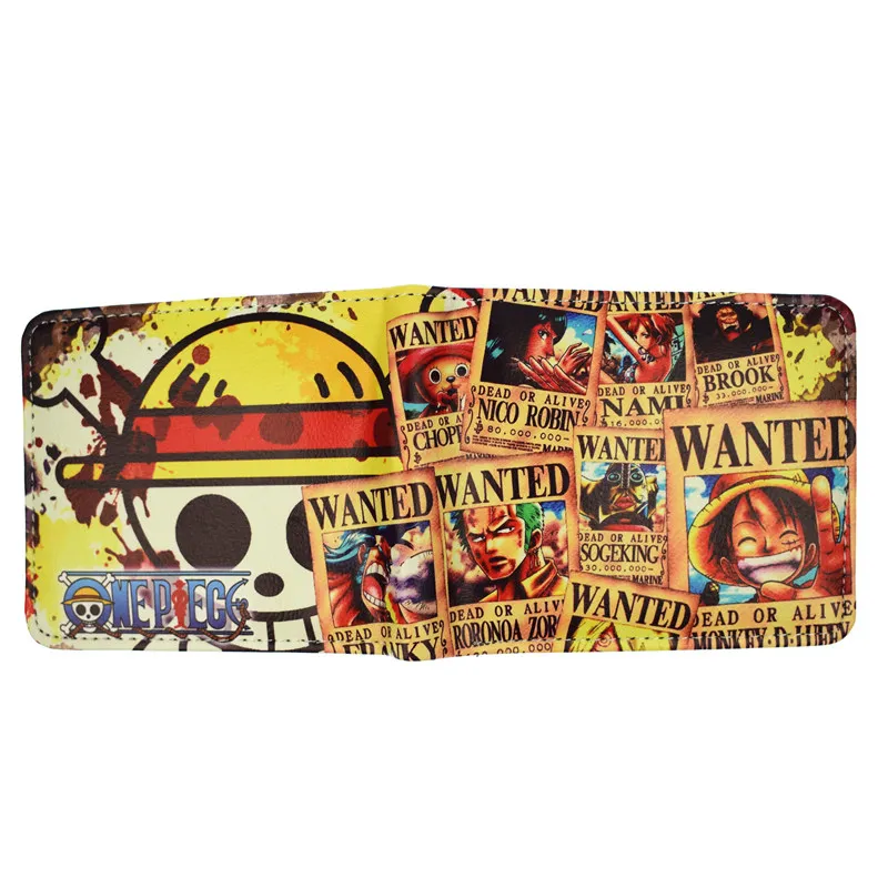 Новое поступление один кусок бумажник Ace/Luffy монета карман кошелек Короткие Кошельки для молодых - Цвет: cp185713