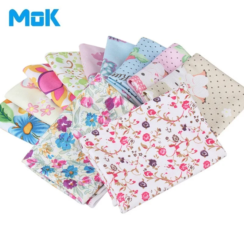 6 шт. мультфильм печатных полоски микрофибры Стекло протирочная ткань 30*40 см