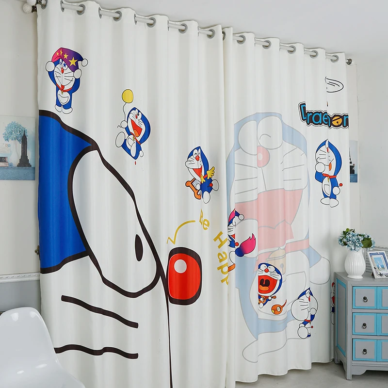 Выполненная на заказ 2х люверс оконная драпировка занавеска Детская комната