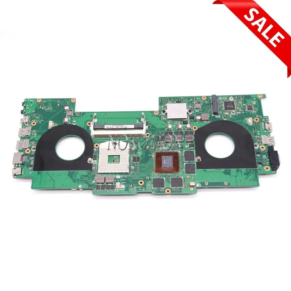 

NOKOTION Laptop Motherboard For asus G46VR GTX760M HM76 HD4000 DDR3 Main Board works