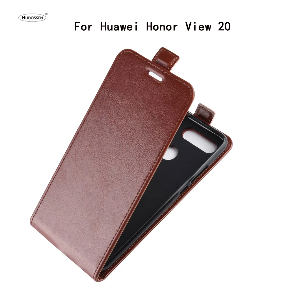 Чехол HUDOSSEN для Huawei Honor View 20 PCT L29 Роскошный чехол из искусственной кожи с откидной