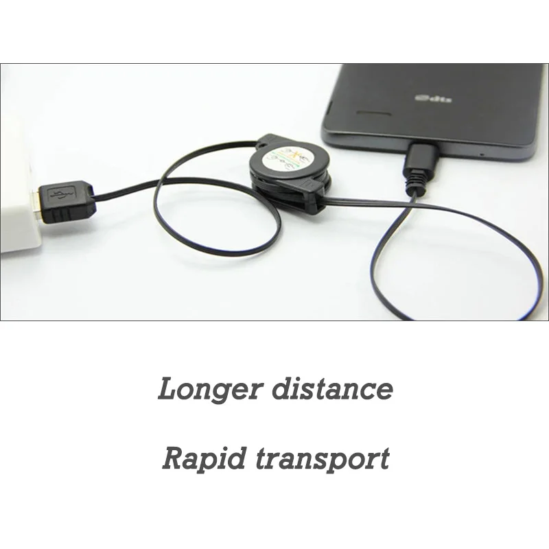 Overfly 80 см выдвижной кабель данных Micro USB синхронизации Дата для зарядного