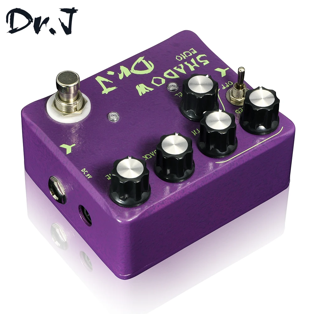 Dr. J D54 Stompbox эхо ручной работы аналоговый задержки гитары педаль эффектов Правда