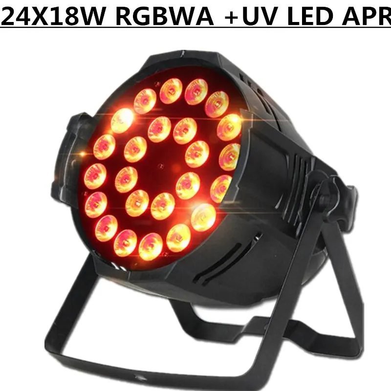 24X18W RGBWA + УФ светодиодный PAR Светильник dmx512 управление DJ светильник