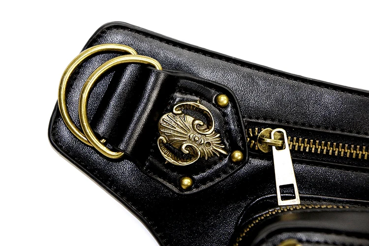 Gear Duke, винтажная сумка в стиле стимпанк, ретро, рок, готика, ретро, сумка в готическом стиле, сумка на пояс, сумки в викторианском стиле для женщин и мужчин, сумка на ногу