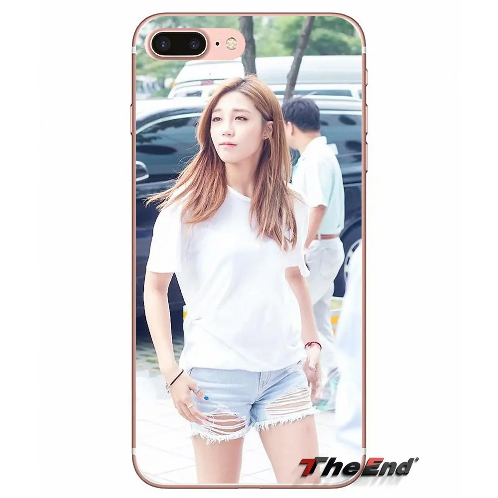 Apink A Pink Jung Eun Ji KPOP корейский чехол для iPhone X 4 4S 5 5S 5C SE 6 6S 7 8 Plus Samsung Galaxy J1 J3 J5 J7 A3 A5 2016 2017