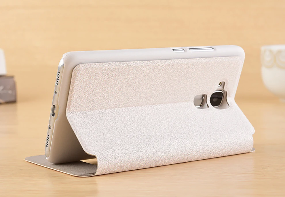 Кожаный чехол для телефона huawei Honor 5C 5X 6X с окошком, высококачественный защитный чехол-книжка, аксессуары