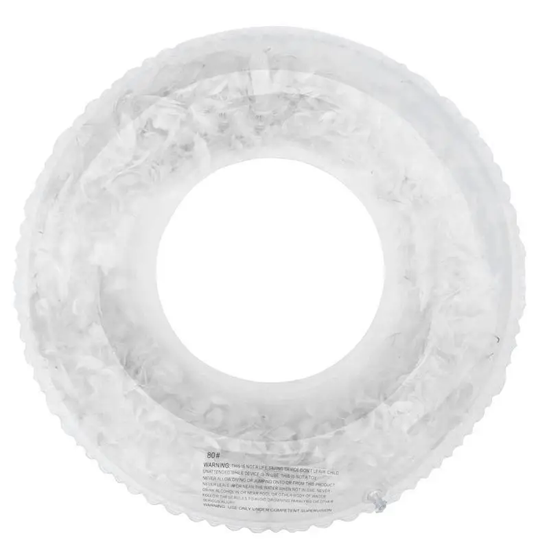 Взрослый надувной круглый Форма перо плавательный бассейн пляжный кольцо