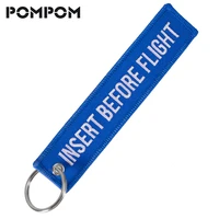fashion insert before flight keychain r aviation gifts for cars and motor emboridery keychain insert key tags keyrings llaveros