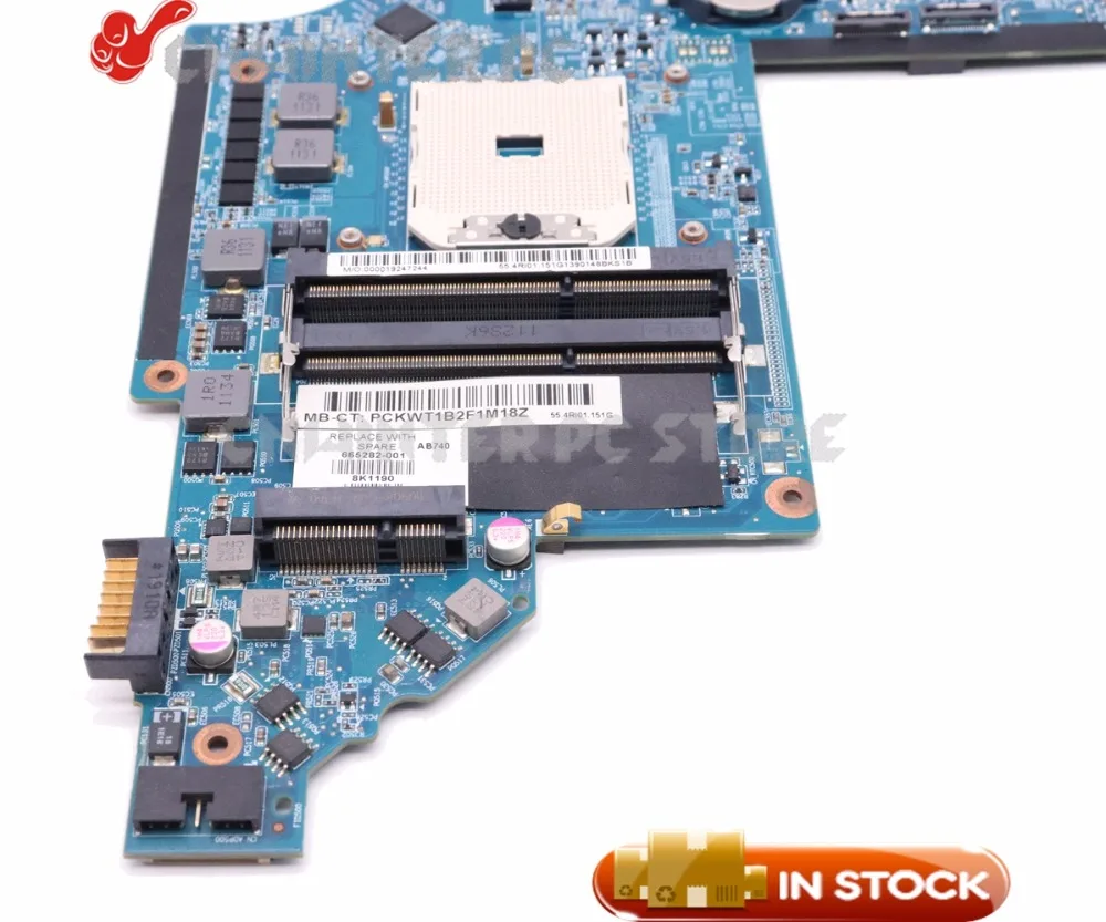 Материнская плата NOKOTION 665282-001 для HP Pavilion DV6 DV6-6000 материнская ноутбука FS1 DDR3 - купить