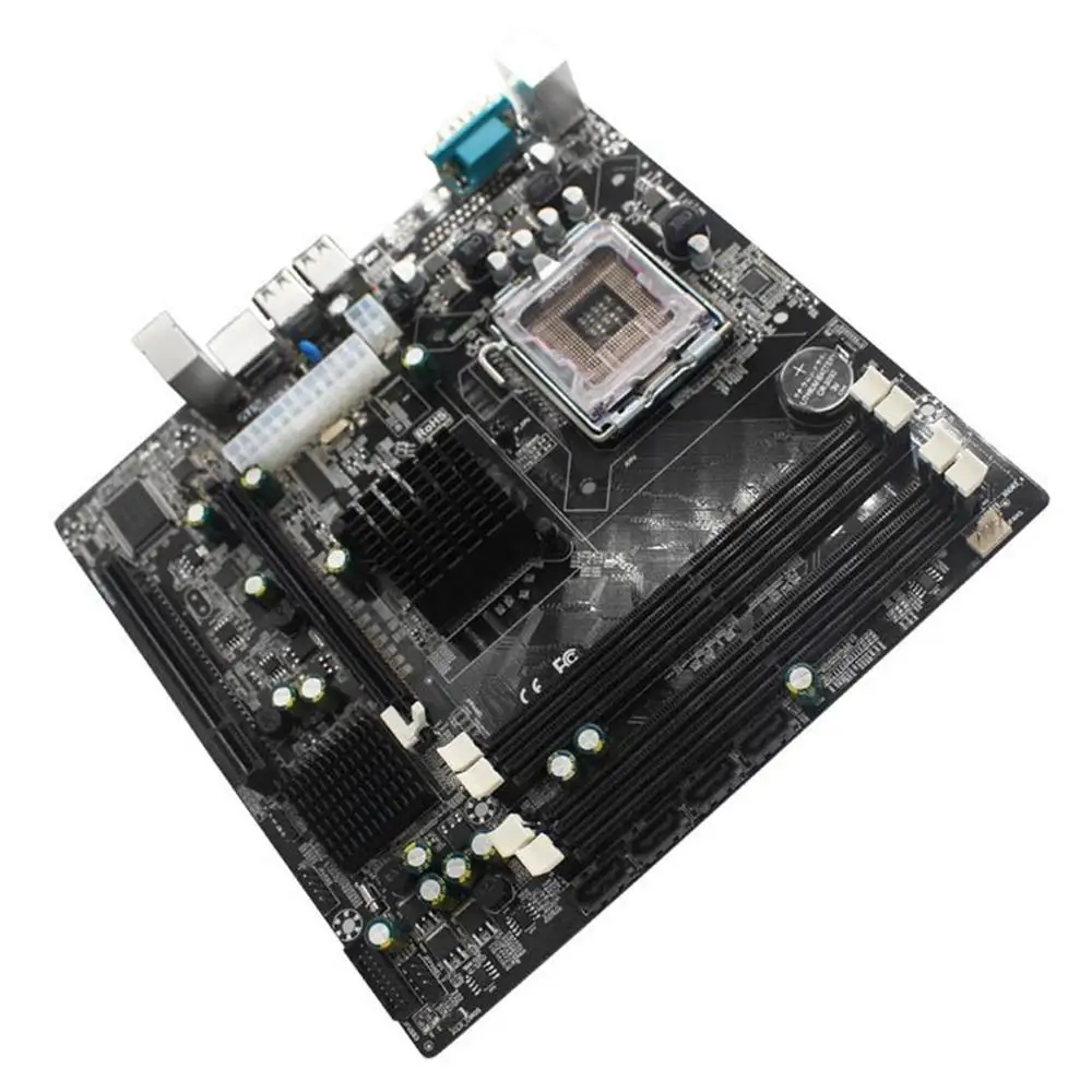 Материнская плата P45 для настольных ПК материнская LGA 771 775 двойная DDR2 с поддержкой